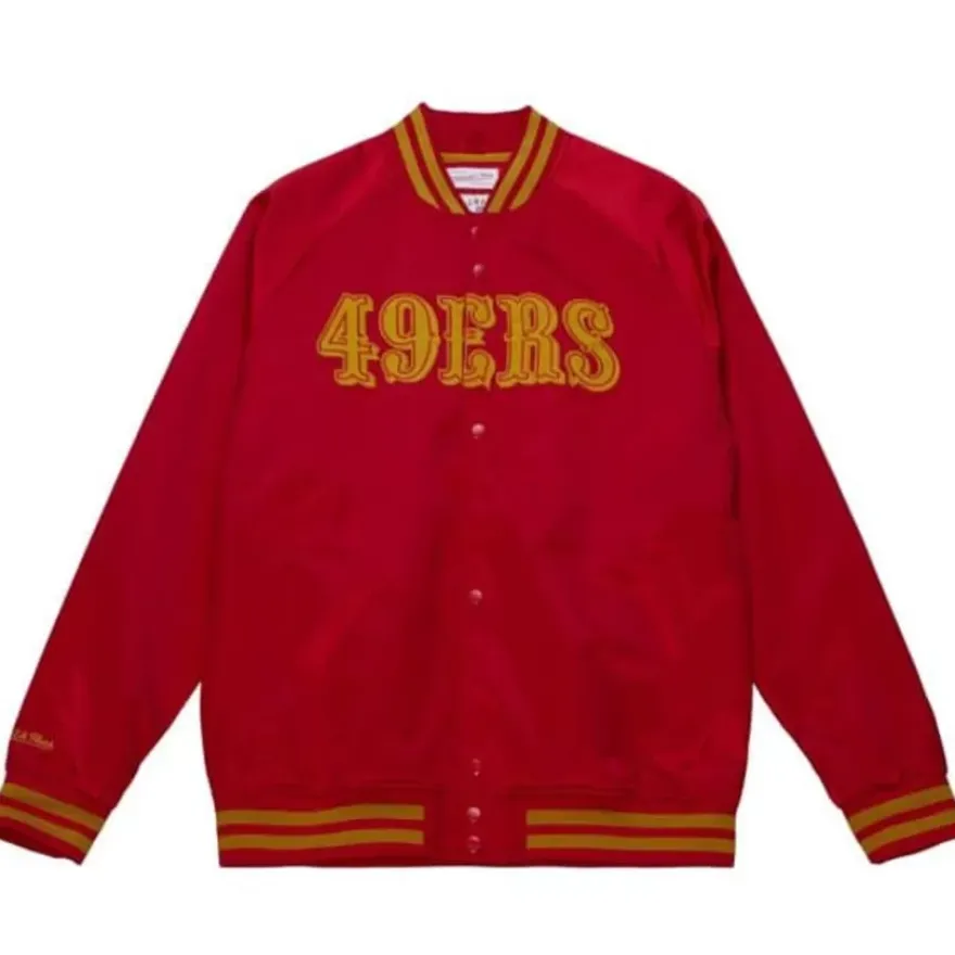 Mitchell & Ness Jackets & Outerwear-Lightweight Satin Jacket San Francisco 49Ers