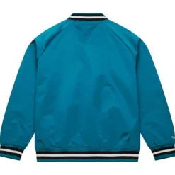 Mitchell & Ness Jackets & Outerwear-Lightweight Satin Jacket Current Logo San Jose Sharks