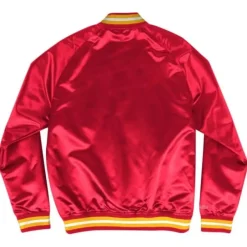 Mitchell & Ness Jackets & Outerwear-Lightweight Satin Jacket Atlanta Hawks
