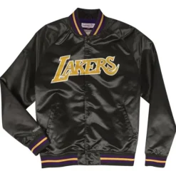 Mitchell & Ness Jackets & Outerwear-Lightweight Satin Jacket Los Angeles Lakers