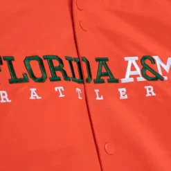 Mitchell & Ness Jackets & Outerwear-Lightweight Satin Jacket Florida A&M University