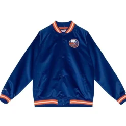 Mitchell & Ness Jackets & Outerwear-Lightweight Satin Jacket New York Islanders