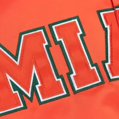 Mitchell & Ness Jackets & Outerwear-Lightweight Satin Jacket University Of Miami