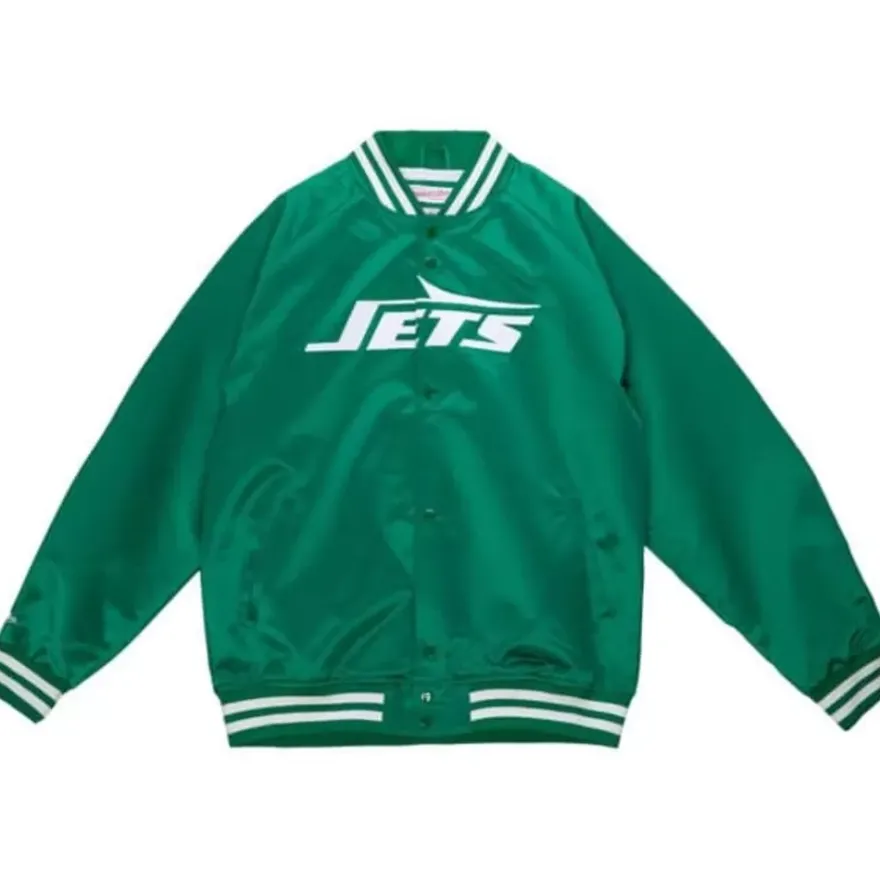 Mitchell & Ness Jackets & Outerwear-Lightweight Satin Jacket New York Jets