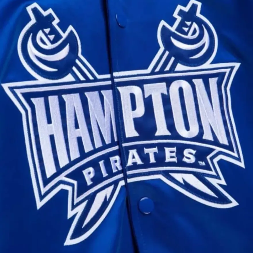 Mitchell & Ness Jackets & Outerwear-Lightweight Satin Jacket Hampton University