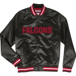 Mitchell & Ness Jackets & Outerwear-Lightweight Satin Jacket Atlanta Falcons