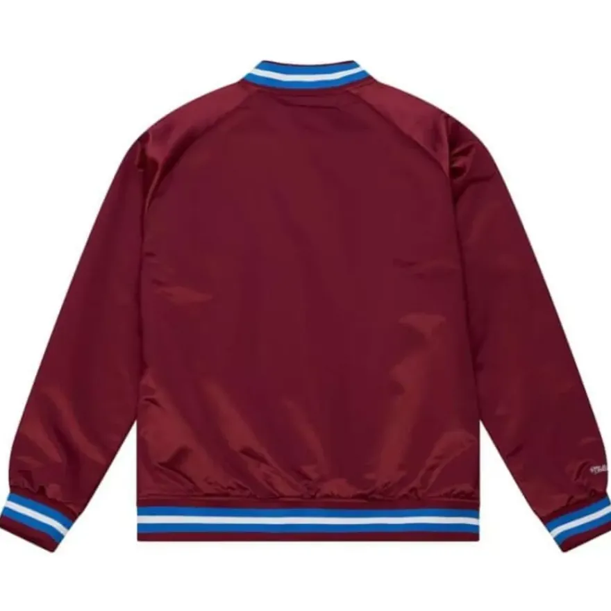 Mitchell & Ness Jackets & Outerwear-Lightweight Satin Jacket Colorado Avalanche