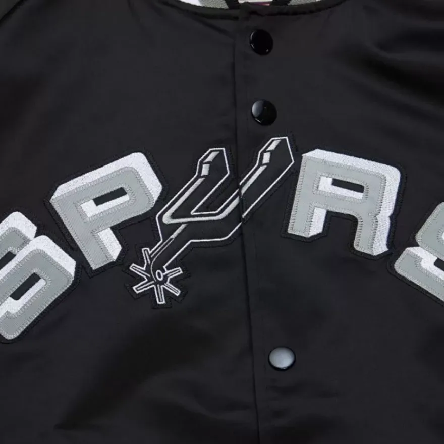 Mitchell & Ness Jackets & Outerwear-Lightweight Satin Jacket San Antonio Spurs