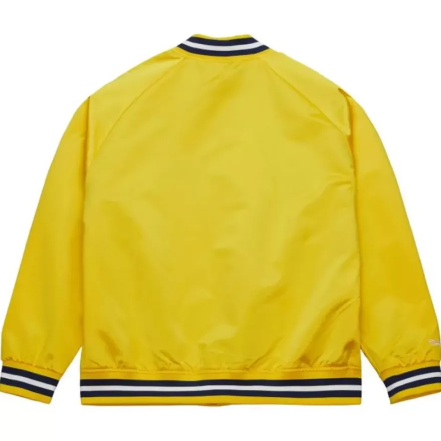 Mitchell & Ness Jackets & Outerwear-Lightweight Satin Jacket University Of Michigan