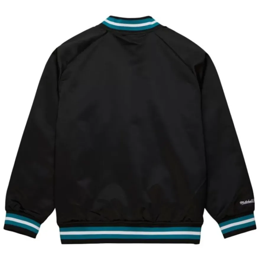 Mitchell & Ness Jackets & Outerwear-Lightweight Satin Jacket Current Logo San Jose Sharks