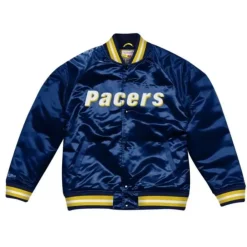 Mitchell & Ness Jackets & Outerwear-Lightweight Satin Jacket Indiana Pacers