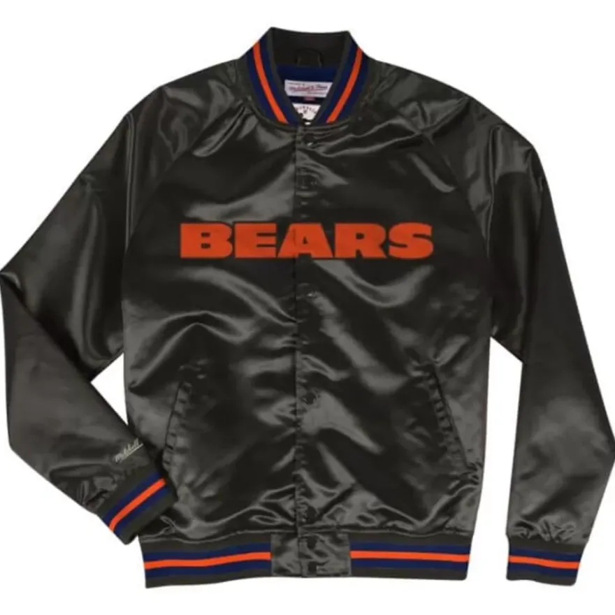 Mitchell & Ness Jackets & Outerwear-Lightweight Satin Jacket Chicago Bears