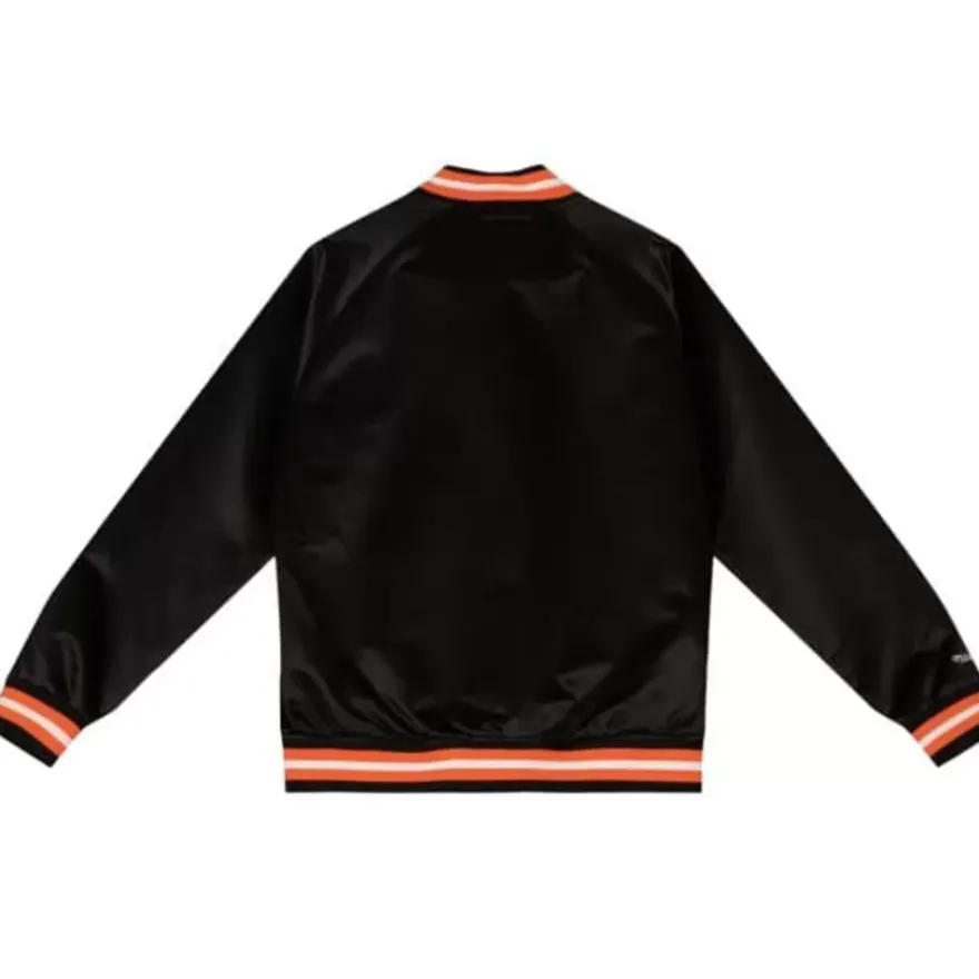 Mitchell & Ness Jackets & Outerwear-Lightweight Satin Jacket Anaheim Ducks