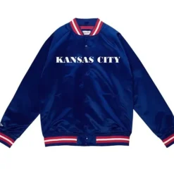 Mitchell & Ness Jackets & Outerwear-Lighweight Satin Jacket Kansas City Kings