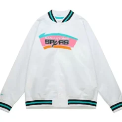 Mitchell & Ness Jackets & Outerwear-Lighweight Satin Jacket San Antonio Spurs