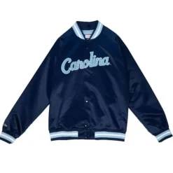 Mitchell & Ness Jackets & Outerwear-Lighweight Satin Jacket University Of North Carolina