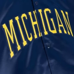 Mitchell & Ness Jackets & Outerwear-Lighweight Satin Jacket University Of Michigan