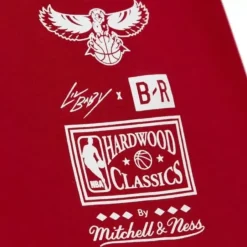 Mitchell & Ness T-Shirts & Tops-Lil Baby X Br Remix Ss Tee Atlanta Hawks