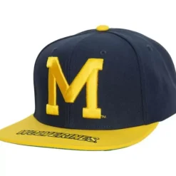 Mitchell & Ness Snapback-Logo Bill Snapback University Of Michigan