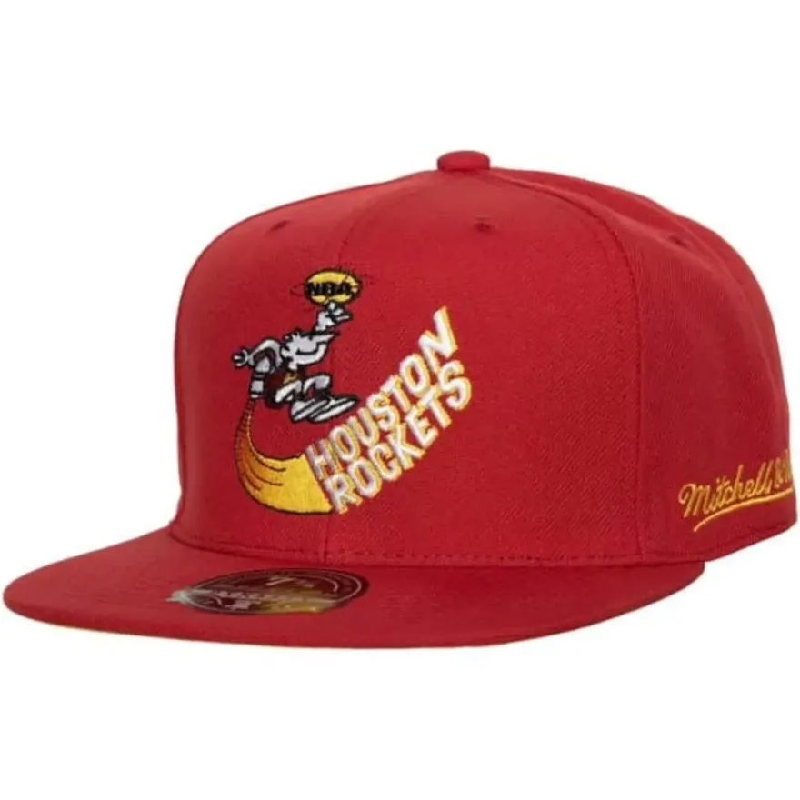 Mitchell & Ness Fitted-Logo History Fitted Hwc Houston Rockets