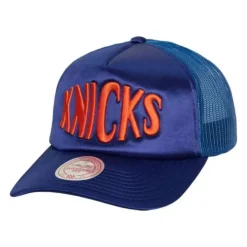 Mitchell & Ness Snapback-Logo Remix Trucker Snapback Hwc New York Knicks