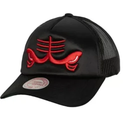 Mitchell & Ness Snapback-Logo Remix Trucker Snapback Hwc Chicago Bulls