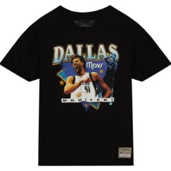 Mitchell & Ness T-Shirts & Tops-Love For The City Tee Dallas Mavericks Dirk Nowitzki