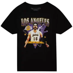Mitchell & Ness T-Shirts & Tops-Love For The City Tee Los Angeles Lakers Pau Gasol