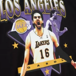 Mitchell & Ness T-Shirts & Tops-Love For The City Tee Los Angeles Lakers Pau Gasol