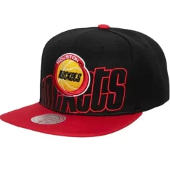 Mitchell & Ness Snapback-Low Big Face Snapback Hwc Houston Rockets