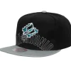 Mitchell & Ness Snapback-Low Big Face Snapback Hwc San Antonio Spurs
