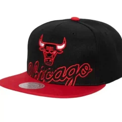 Mitchell & Ness Snapback-Low Big Face Snapback Hwc Chicago Bulls