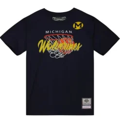 Mitchell & Ness T-Shirts & Tops-Madness Hoops Tee University Of Michigan