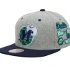 Mitchell & Ness Snapback-Melton Patch Snapback Hwc Dallas Mavericks
