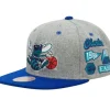 Mitchell & Ness Snapback-Melton Patch Snapback Hwc Charlotte Hornets
