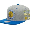 Mitchell & Ness Snapback-Melton Patch Snapback Hwc Golden State Warriors