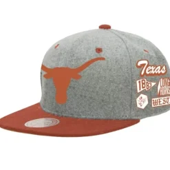 Mitchell & Ness Snapback-Melton Patch Snapback Ncaa University Of Texas At Austin