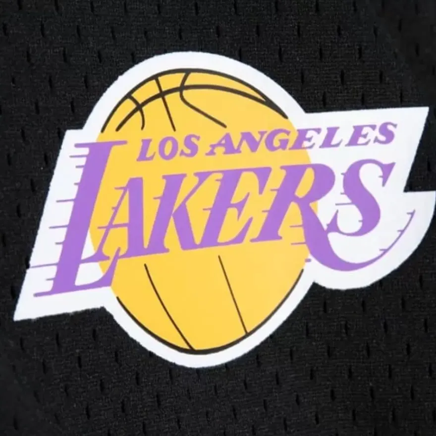 Mitchell & Ness T-Shirts & Tops-Mesh 1/4 Zip Los Angeles Lakers