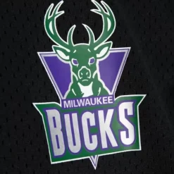Mitchell & Ness T-Shirts & Tops-Mesh 1/4 Zip Milwaukee Bucks