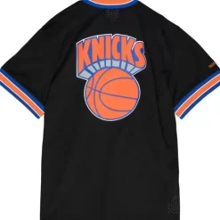Mitchell & Ness T-Shirts & Tops-Mesh 1/4 Zip New York Knicks
