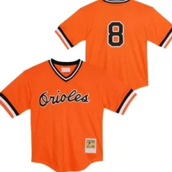 Mitchell & Ness Big Kids-Mesh Bp Jersey Baltimore Orioles Cal Ripken Jr