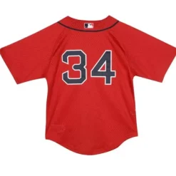 Mitchell & Ness Big Kids-Mesh Bp Jersey Boston Red Sox 2004 David Ortiz