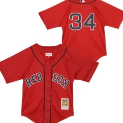 Mitchell & Ness Big Kids-Mesh Bp Jersey Boston Red Sox 2004 David Ortiz