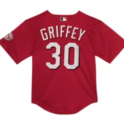 Mitchell & Ness Big Kids-Mesh Bp Jersey Cincinnati Reds Ken Griffey Jr