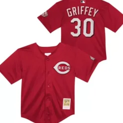 Mitchell & Ness Big Kids-Mesh Bp Jersey Cincinnati Reds Ken Griffey Jr