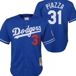Mitchell & Ness Big Kids-Mesh Bp Jersey Los Angeles Dodgers 1997 Mike Piazza
