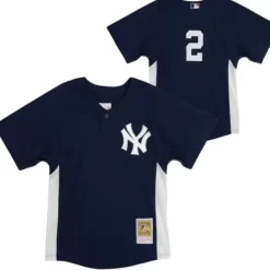 Mitchell & Ness Big Kids-Mesh Bp Jersey New York Yankees Derek Jeter