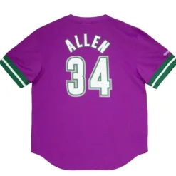 Mitchell & Ness T-Shirts & Tops-Mesh N&N Crew Milwaukee Bucks 2000-01 Ray Allen