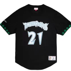 Mitchell & Ness T-Shirts & Tops-Mesh N&N Crew Minnesota Timberwolves 1997-98 Kevin Garnett