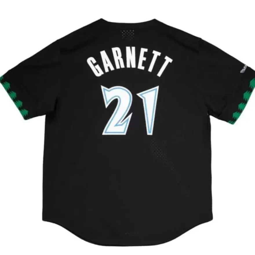 Mitchell & Ness T-Shirts & Tops-Mesh N&N Crew Minnesota Timberwolves 1997-98 Kevin Garnett